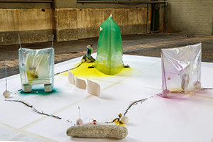 Bettina Diel, raumforderungen (spatial demands), 2020-2024. Installation view