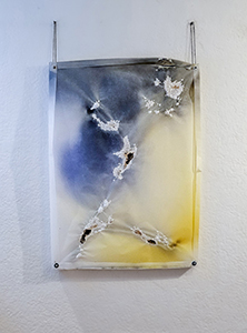 Bettina Diel, Horny Skin 3, 2025. Installation view