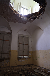 Ospedale Psichiatrico di Volterra, inside view of the ruins