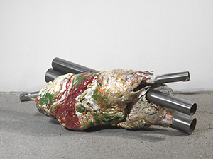 Maya Bringolf, Flesh Kneader, 2023. Installation view